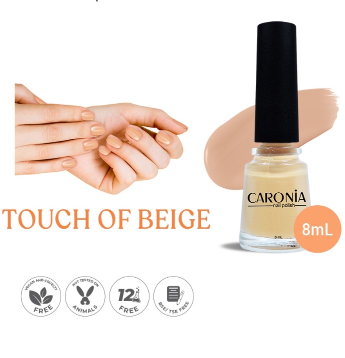 Caronia Nail Polish Touch of Beige 8ml