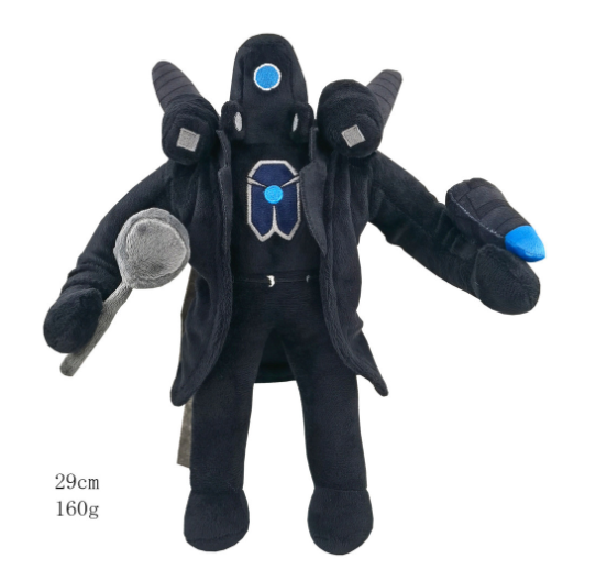 Ready Stock Skibidi Toilet Plush Toilet Plush Toy Monitor Doll S4