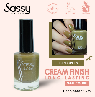 Sassy Colors Nail Polish Green Shades 7ML