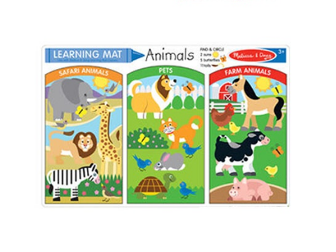 Melissa & Doug Learning Mat - Animals