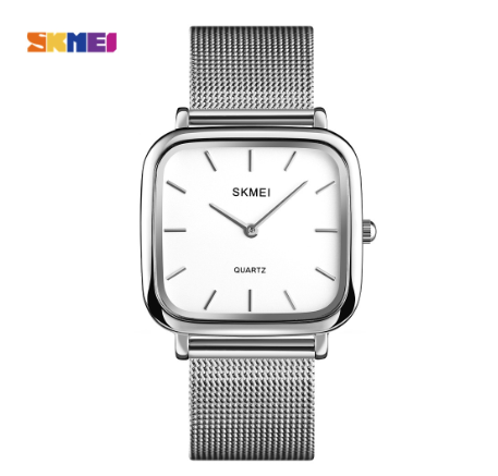 Skmei 1555S Women Quartz Watch Fashion Elegant Wristwatch SILVER