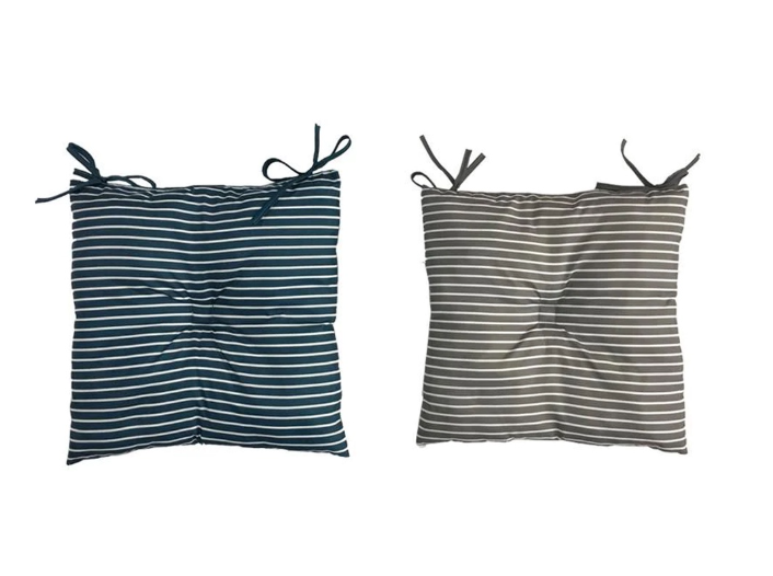 Daiso Striped Cushion with Strings