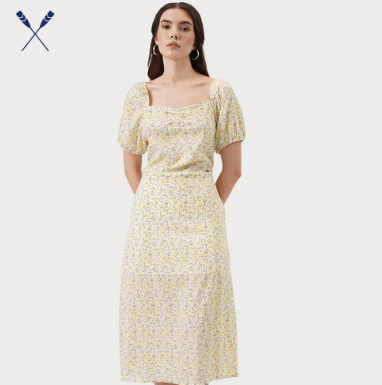 Regatta Floral Fit And Flare Dress For Women White