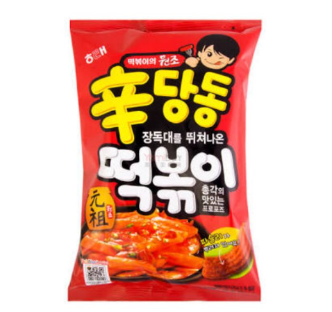 Haitai Hot Spicy Topokki Rice Cake Flavor Cracker Chips 110g