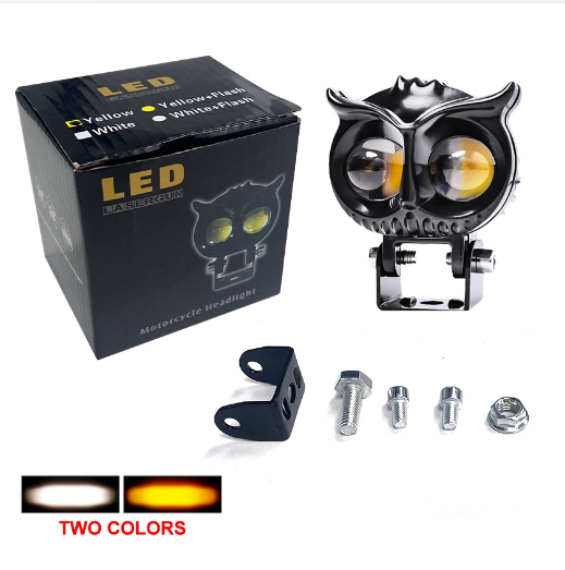 A Pair of Motorcycle Mini Driving Light White Yellow Universal High Quality Led Light 20W * 2