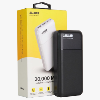 Jaguar Electronics PB462 20000mAh Power Bank Dual USB Output - Technopop PH