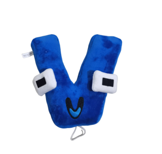 26 Alphabet Legend Plush Toy 0-10 Number Pillow Building Block Doll Children Birthday Party Gift V