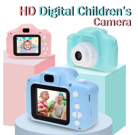 ODSCN Kids Camera Mini Digital Camcorder Toy Cameras 1080P Shooting Video Recording Birthday Gift
