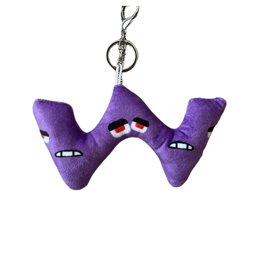 10cm Alphabet Lore Plush Pendant Doll Baby Educational Toy Home Decor Xmas Gift W