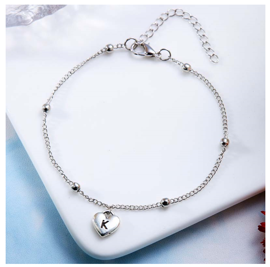 Fashion Silver Plated 26 Letters Initials Alphabet Bracelet Adjustable Bangle Women Jewelry Mother's Day Gift K