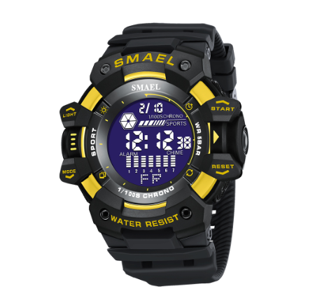 SMAEL 8050 Top Brand Men Digital Watches Fashion Outdoor Sport Watch Waterproof Multifunctional Electronic Wristwatch LED Stopwatch M01