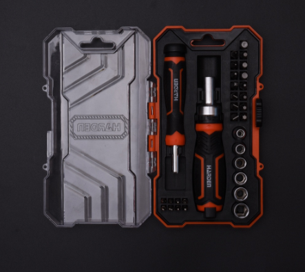 Harden 550931 31 Pcs Ratchet Screwdriver & Bits Set (Professional) Multi Screw Driver Tool Kit 31Pcs