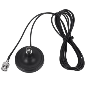 Wireless Antenna Base Microphone Antenna Base with Magnet 3 Meter Rg174 Cable Bnc Male Aerial