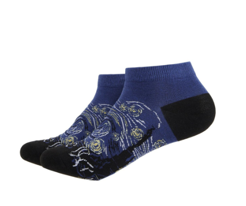 IDENTITY Printed Ankle Socks - Starry Night
