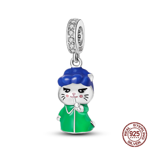 925 Silver Boy Girl Pendant Little Prince Charm Fit Original Pandora Charms Bracelet Beads Fine Jewelry Gift d13