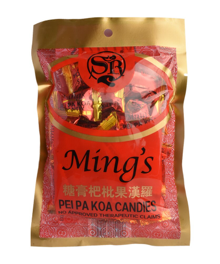 Mings Pei Pa Koa Candies 120g