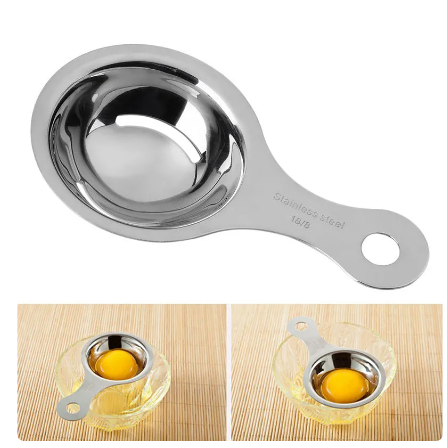 Egg White Separator Stainless Steel Tools Eggs Yolk Filter Gadgets Kitchen Accessories Separating Funnel Spoon Divider Utensils