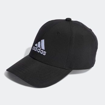 Adidas Lifestyle Embroidered Logo Lightweight Baseball Cap Unisex Black IB3244