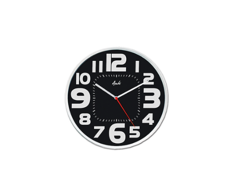 Asahi M 2914 Round Wall Clock 14 inches