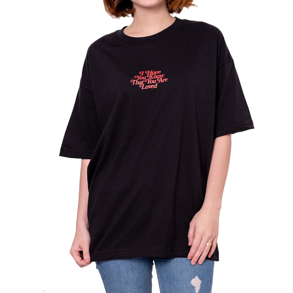 Worship Generation You Are Loved Drop Shoulder Black For Women And Men