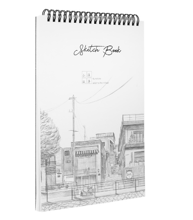 Deli B5 Sketchbook for Painting Blank Spiral Drawing Book Thick Paper Art School Supplies 73628