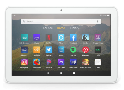 Amazon Fire HD 8 Tablet with Alexa, 8" HD Display, 32GB 10th Generation for Portable Entertainment
