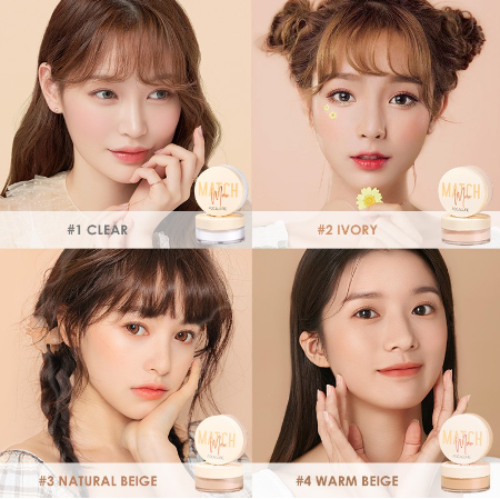 Focallure 4 Colors Oil-Control Loose Powder Matte Lightweight Setting Powder Smooth Face Makeup