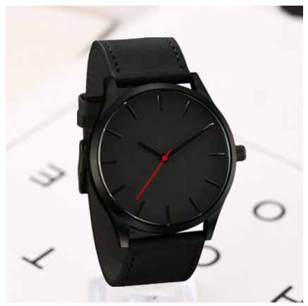 Simple casual fashion large dial without LOGO frosted belt scale quartz men's watch M2