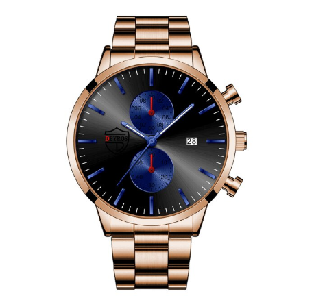 Luxury Gold Full Steel Men's Waterproof Quartz Business Wacthes Men Watch Relo Ng Kalalakihan 4