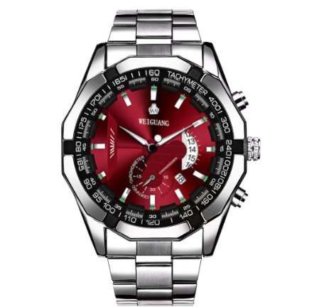 Binbond Original Luxury Watch Calendar Waterproof Luminous Luxury Stainless Steel Fashion Business Quartz Watch Men's Watch M7