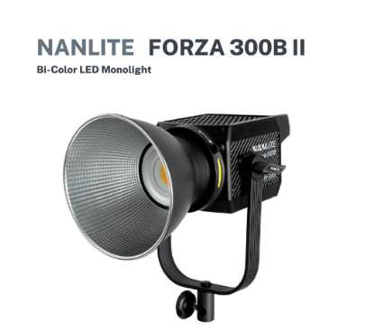 Nanlite Forza 300B MK2 Monolight Bi-color Kit, DMX, Bluetooth, 2.4G