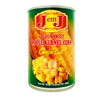 J Em J Corn Whole Kernel 425g
