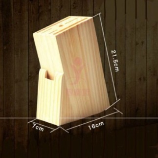 Simple Wooden Knife Holder Kitchen Tool Container