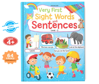 Whiz Kidsz Very First Sight Words Sentences Level 2, Books for Kids