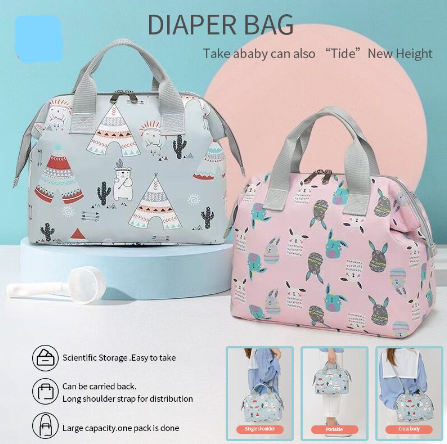 Bags Baby Diaper Bags Mommy Shoulder Bags Travel Organizers Printed Bags Large Mom Fashion Totes