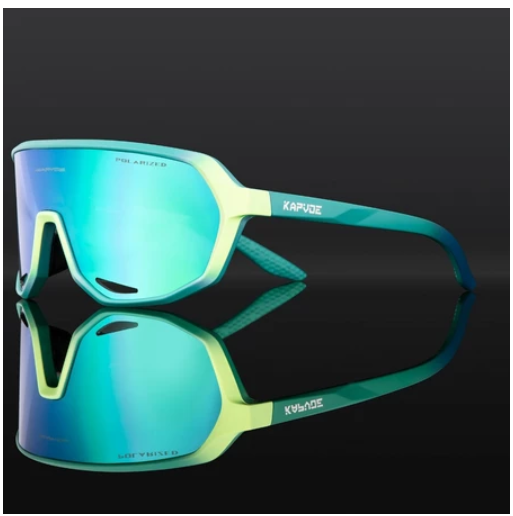 Kapvoe Cycling Glasses Outdoor Sports Shade Goggles UV400 Bicycle Bike Sunglasses Fashion Polarized Glasses KG28