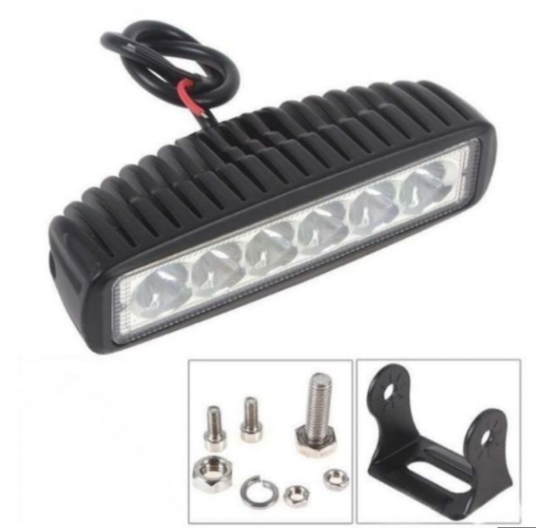 Motorcycle Parts Accessories 6LED Bar Headlight Waterproof 12v