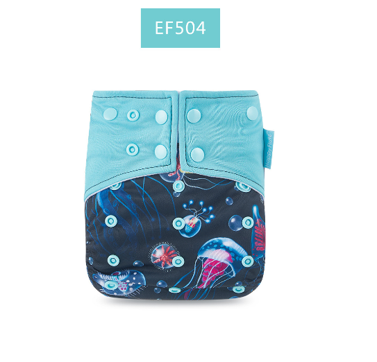 Happyflute Baby Cloth Diapers Double Gusset Washable Cloth Nappy Without Insert HF16
