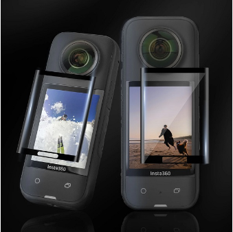 Insta360 ONE X3 Curved Tempered Glass Protection Film 2PCS Ultra Clear Screen Sunnylife IST-BHM492-2