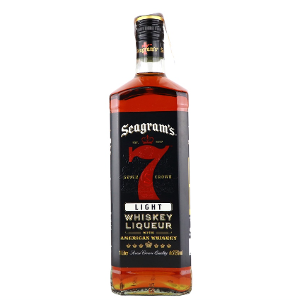 Seagram's 7 Crown Light Whiskey Liqueur 1L