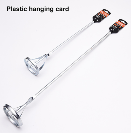 Harden 400x80x8mm , 600x100x9mm Hex Paint Mixer Carbon Steel Hex Paint Mixer for Cement Power