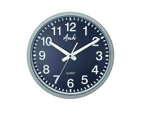 Asahi AD007027 Round Wall Clock 12 inches