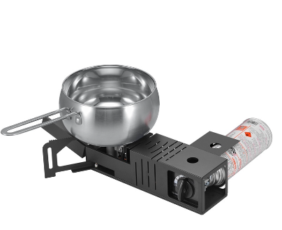 Outdoor Foldable Cassette Gas Stove Butane Burner Camping Portable Small Long Bottle