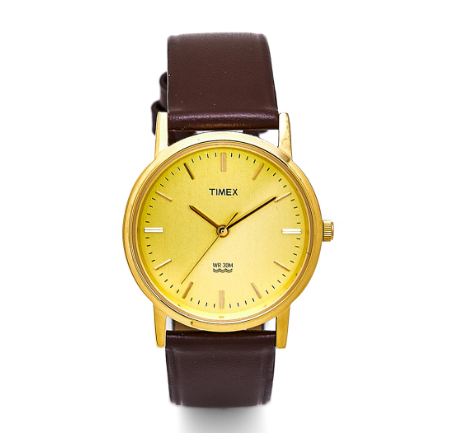 Timex AB Series Gold Leather Analog Quartz Watch For Men TW00A301E CLASSICS  4.9