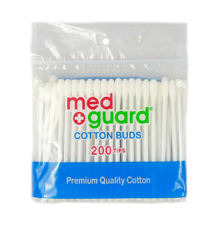 Medguard Cotton Buds White 200 tips