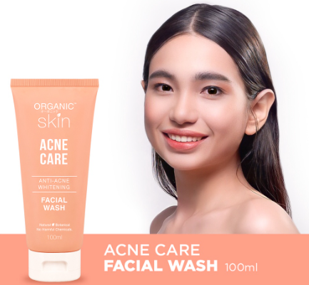 Organic Skin Japan Acne Care Antiacne Whitening Facial Wash Cleanser 100ml