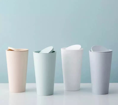 Minimalist Pastel Color Mini Trash Bin