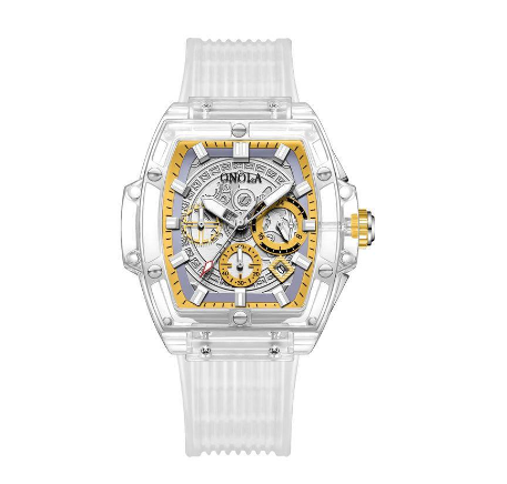 ORIGINAL Watch for men Quartz Fashion Waterproof wacth Sports Silicone Strap Calendar luminous 10