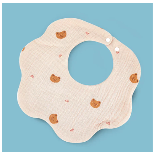 Einmilk Baby Bandana Dribble Bibs 360 Rotate Drool Bibs or Petal Bib Cotton Super Soft & Absorbent B1
