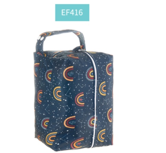 Happyflute Baby Cloth Diaper Bag Waterproof Washable Reusable Wetbag Fashion Diaper Pods Can Hold 5-10Pieces AIO Diapers S10